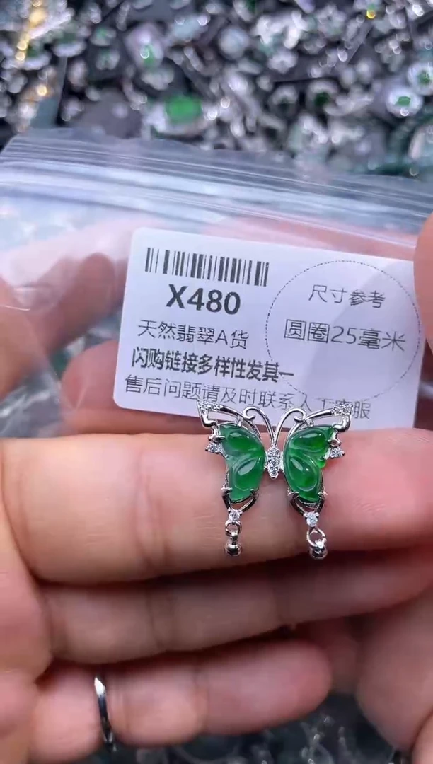 【闪购商品】翡翠颈饰未镶嵌X480吊坠