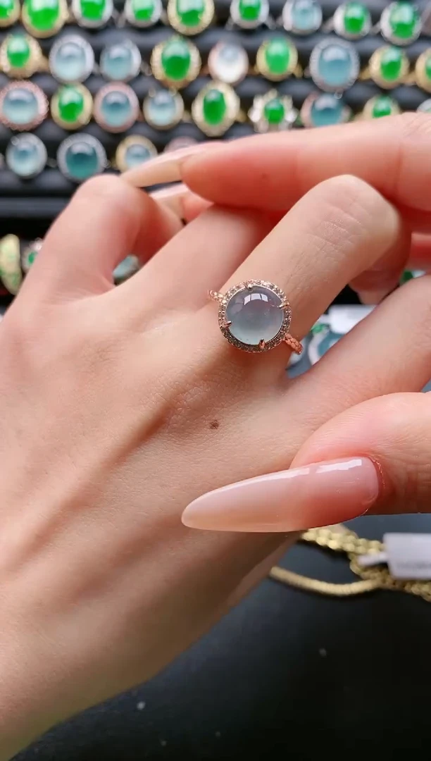 【闪购商品】翡翠戒指银S925镶嵌1111111