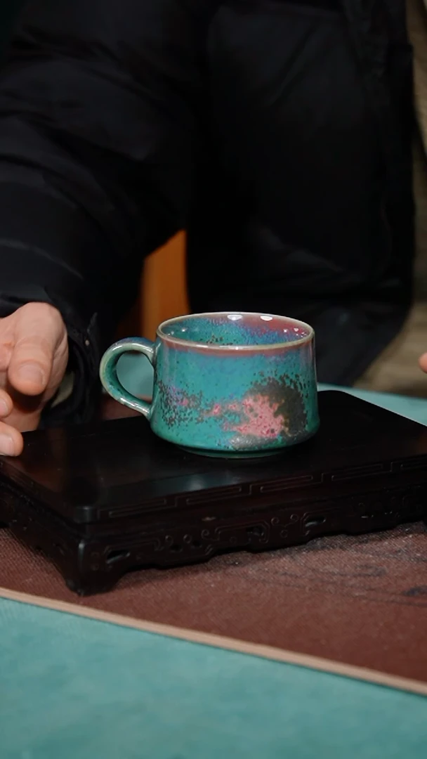 【闪购商品】11-1咖啡杯（炉钧釉）