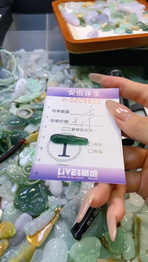 翡翠未镶嵌颈饰闪购0209820