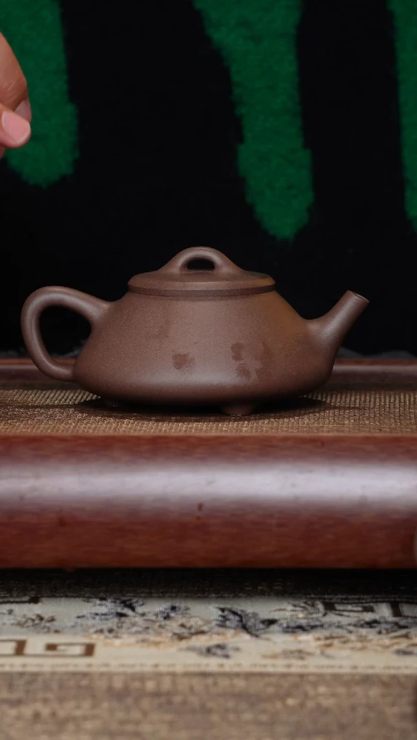 【闪购商品】紫砂茶壶任瓢50目明清风格紫泥半手工
