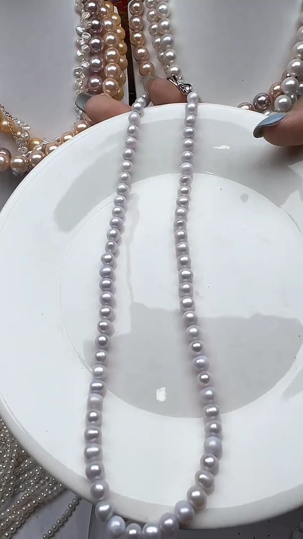 淡水珍珠未镶嵌颈饰1
