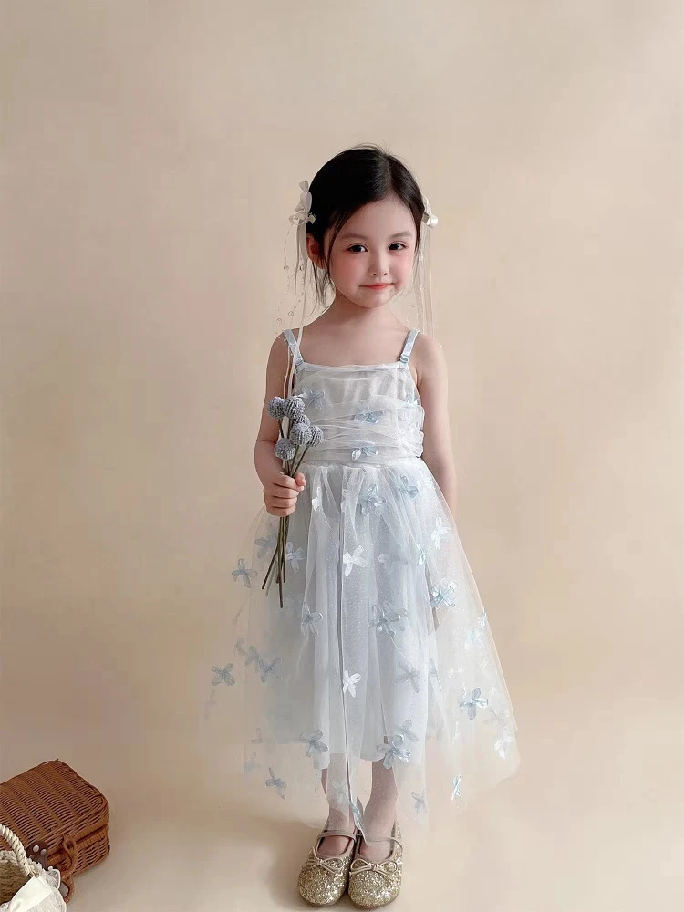 【现货】郝叔童品夏季新款时髦潮流女童连衣裙2025洋气韩版潮HN5206