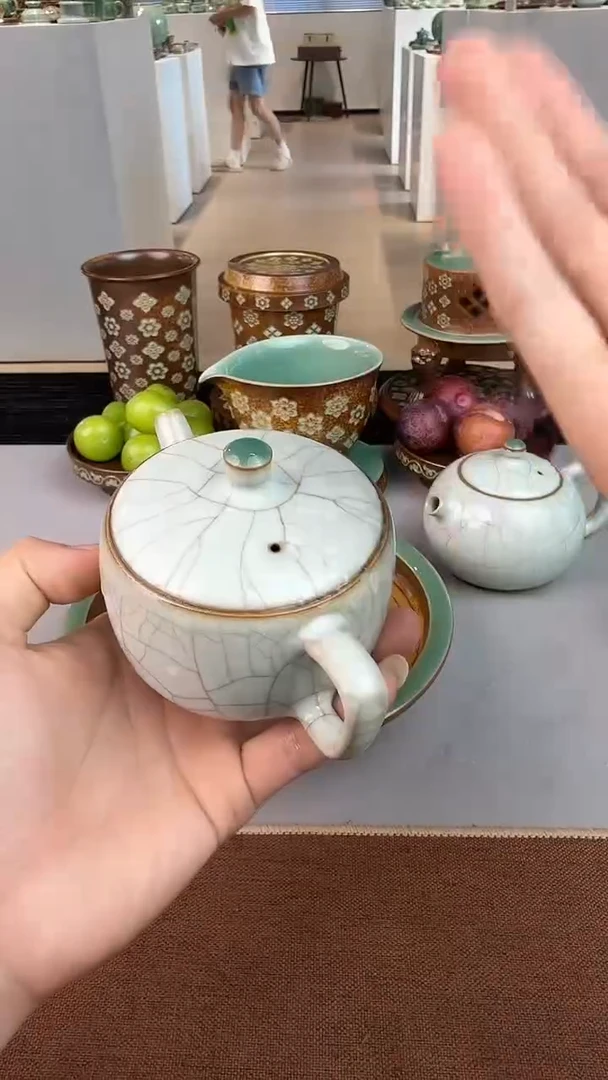 青瓷手工茶器包邮