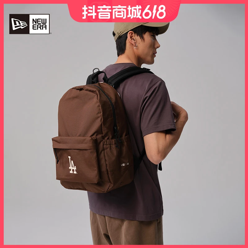 NEW ERA纽亦华2024秋冬新款潮流基础双肩背包休闲时尚NY印花潮