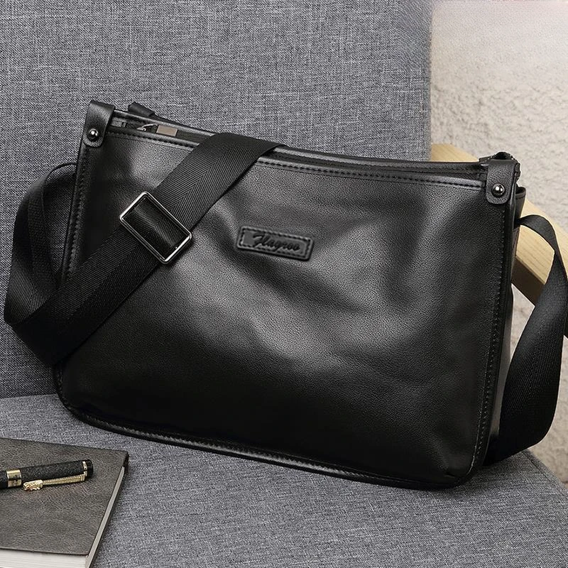 单肩包男包真皮男士包包斜跨小包牛皮包通勤大容量背包休闲斜挎包