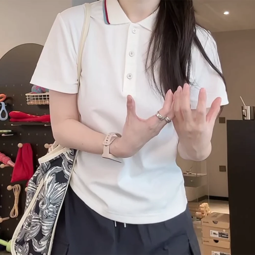 2025新款短袖常规女短袖T恤户外运动经典舒适C5408