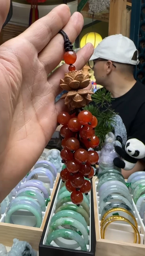 玛瑙/玉髓车挂未镶嵌挂件