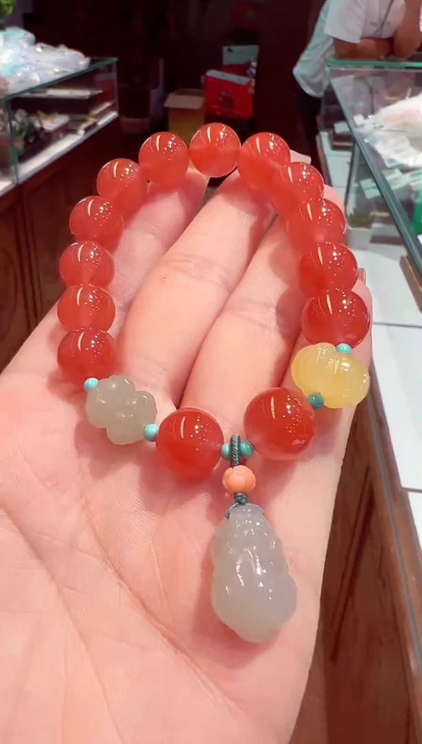 未镶嵌手链南红玛瑙南红手链