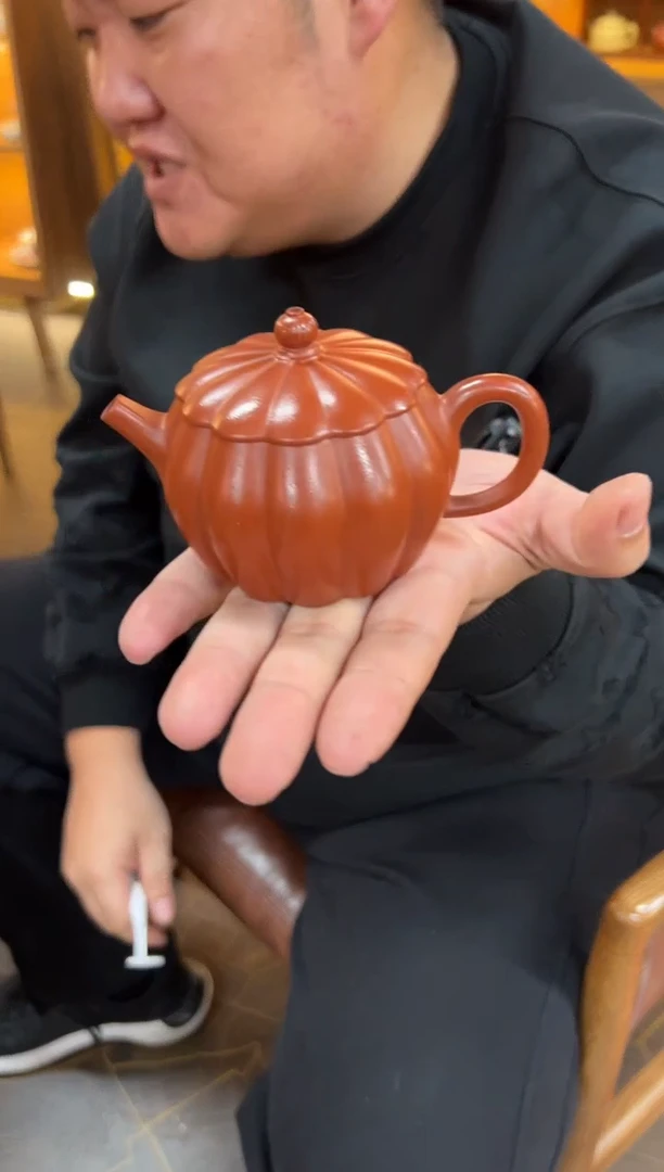 【闪购商品】紫砂茶壶【头哥手工壶】锦鼓