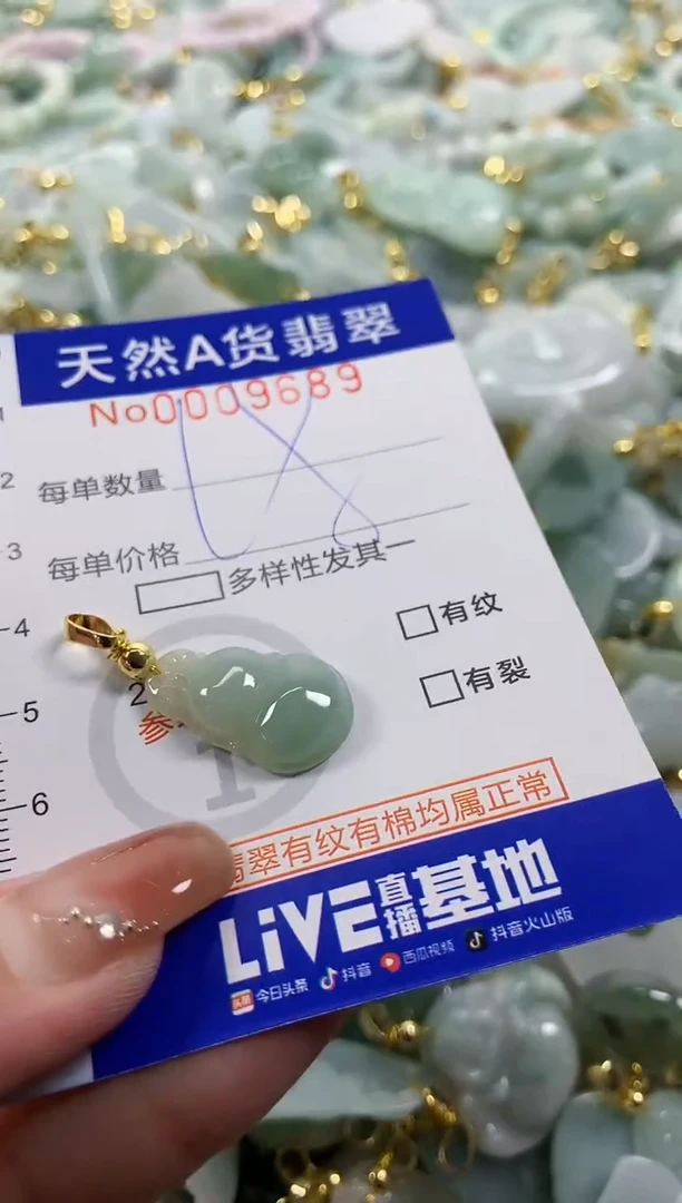 颈饰未镶嵌翡翠天然A货翡翠