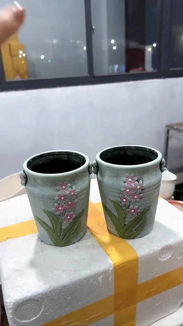 高温陶瓷花盆+Q520