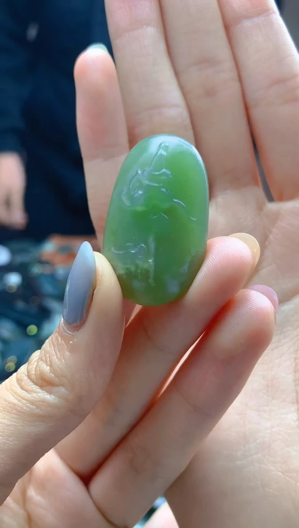 未镶嵌和田玉珠宝半成品1