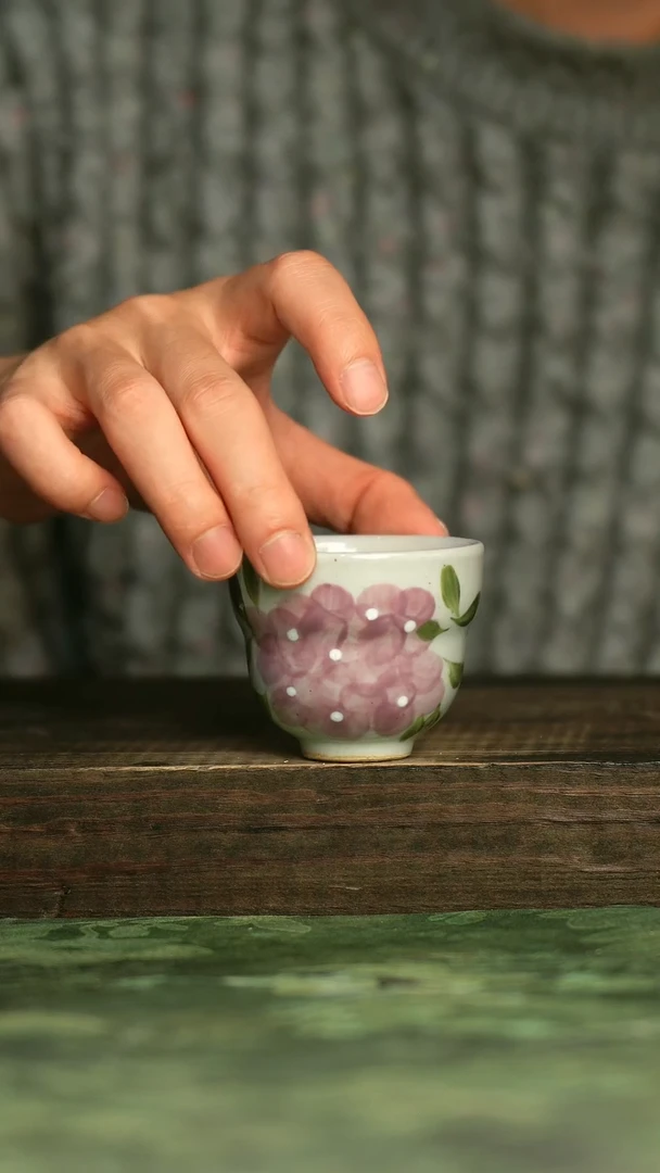 青诗集手工手绘瓷器