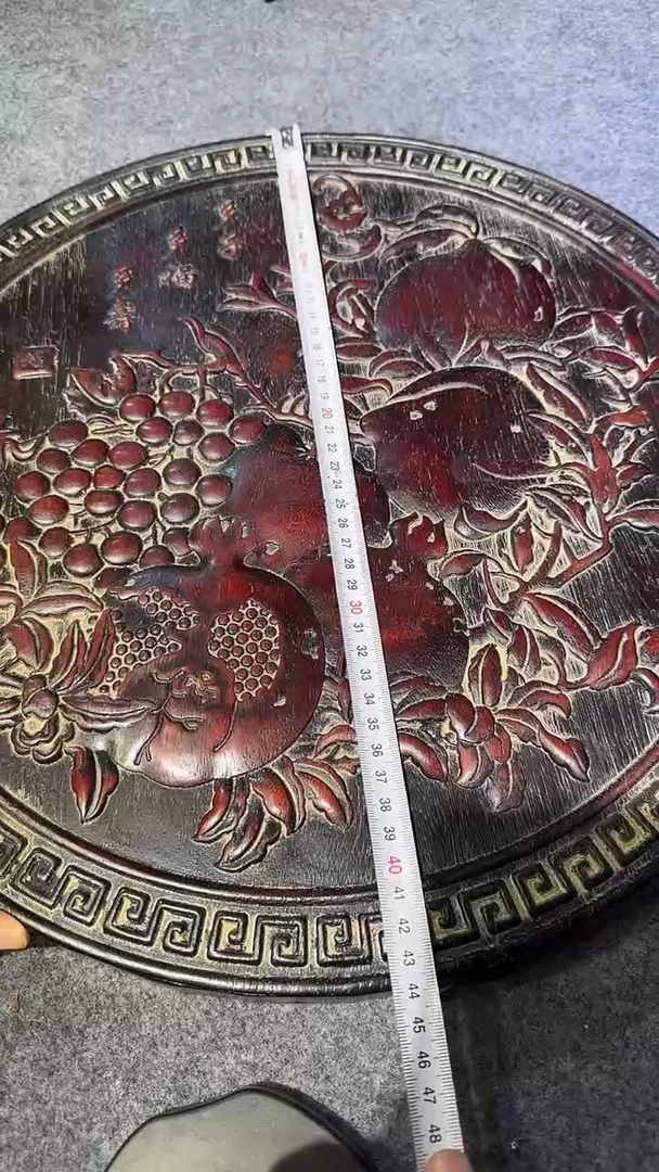香榧木紫檀拆件雕刻板以直播间实物为准