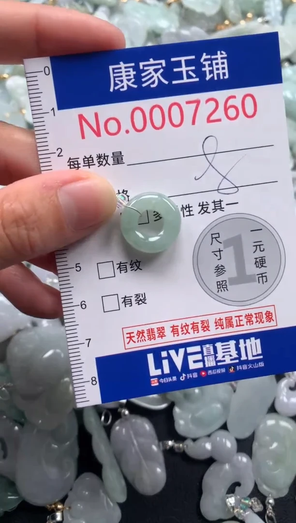 颈饰未镶嵌翡翠7260