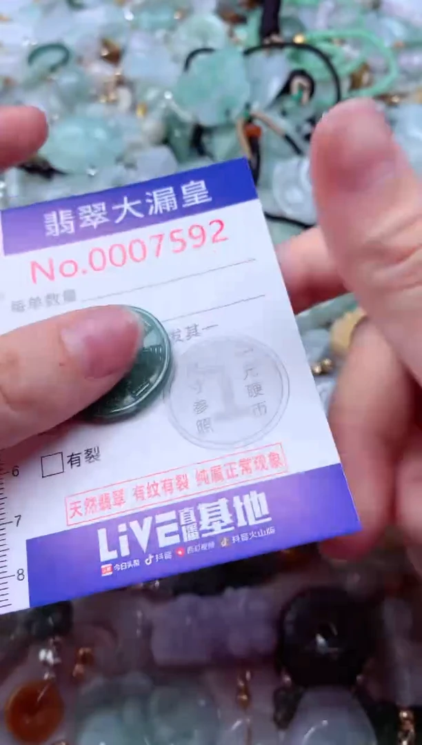 吊坠(不含链)未镶嵌翡翠7592