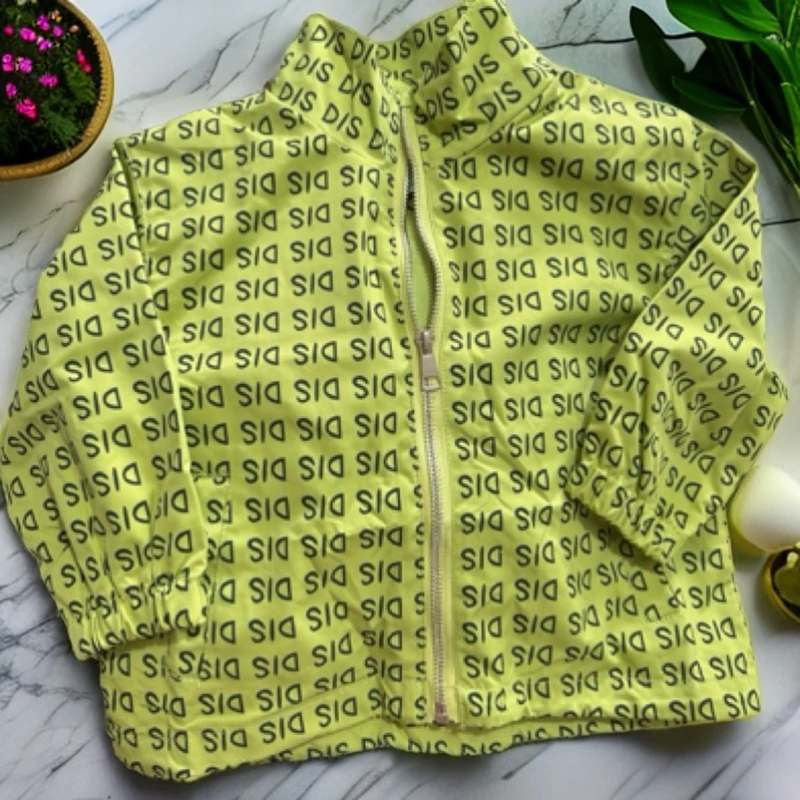 W52字母印花夹克衫 I3-2