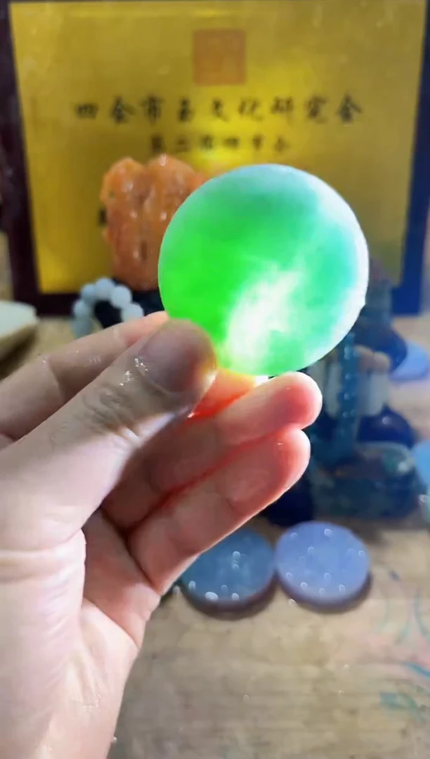 未镶嵌挂件翡翠A货常星7205