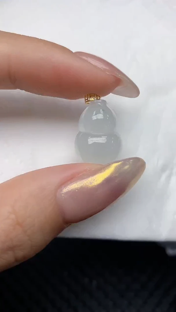 【闪购商品】翡翠颈饰18K金镶嵌天然翡翠A货