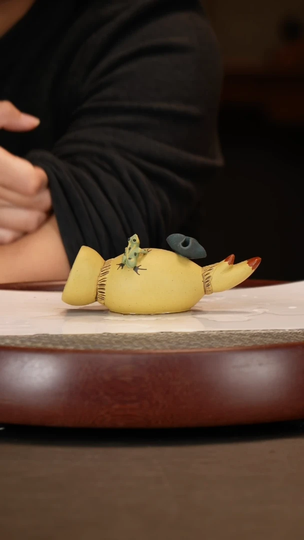 【闪购商品】紫砂茶壶莲藕青蛙