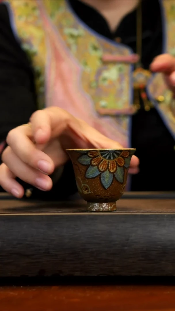 【闪购商品】紫砂茶壶敦煌柴烧 飞天杯