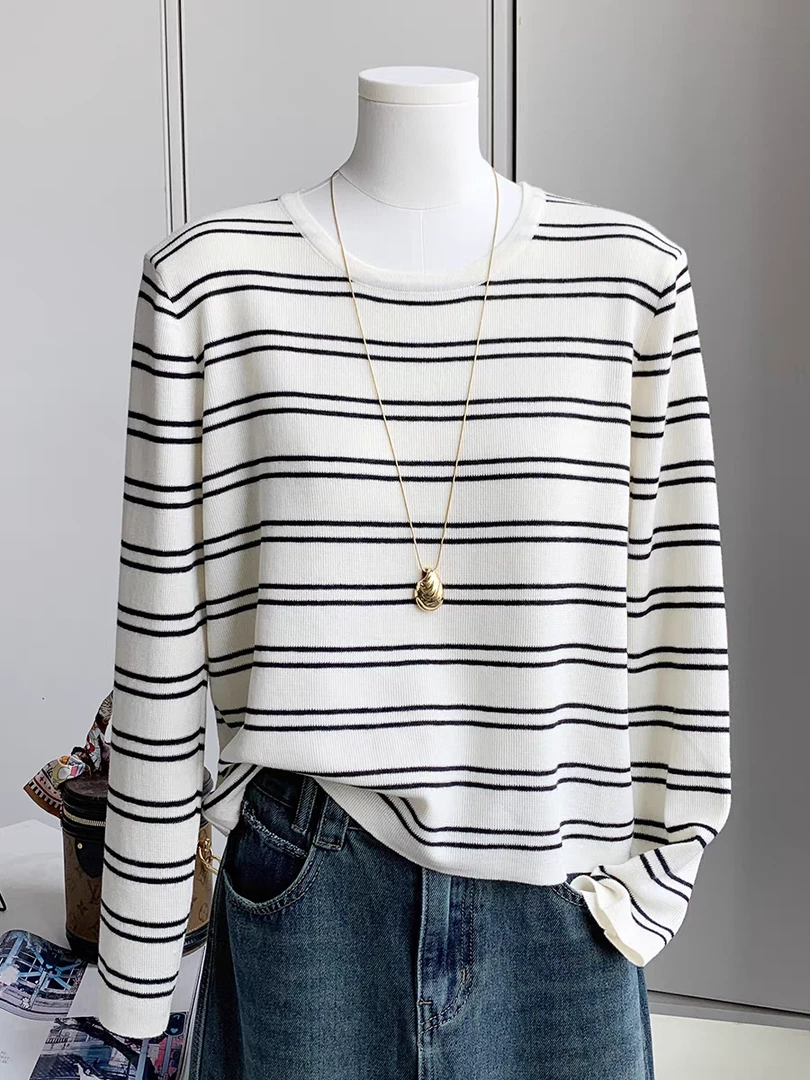 044针织衫轻熟风女长袖春季网红百搭女装上衣设计师毛衫