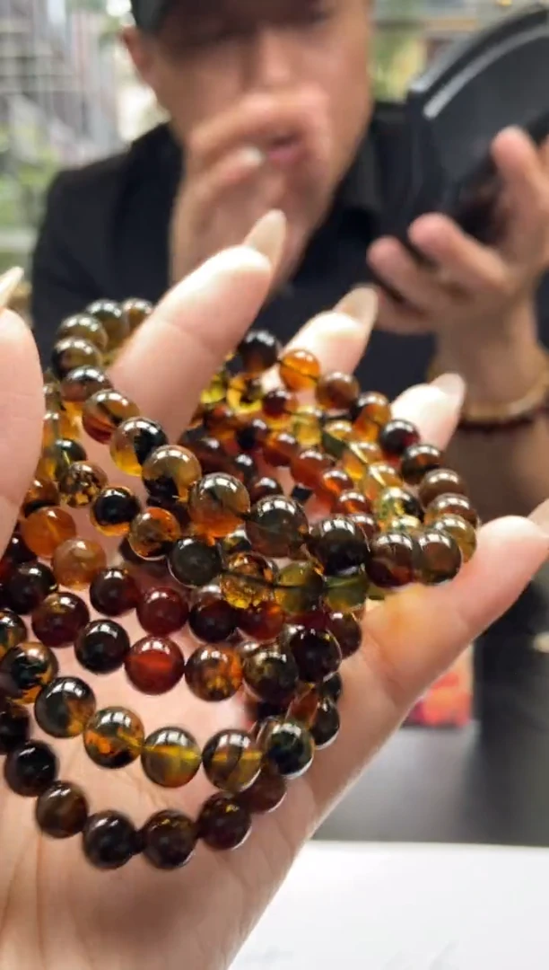 【闪购商品】琥珀手串未镶嵌天然琥珀23多样性发一