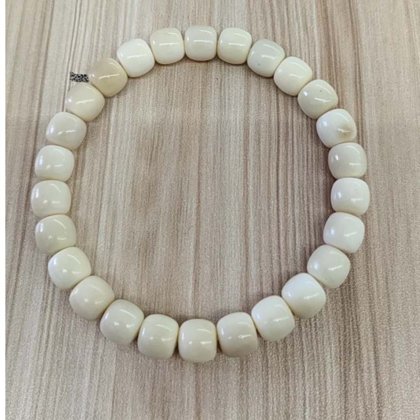 【曹美丽精选】H02074-白玉菩提手串-尺寸8+-8+