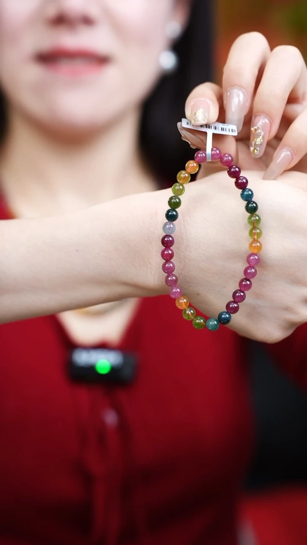 【闪购商品】碧玺手链未镶嵌g196 碧玺手链6mm+