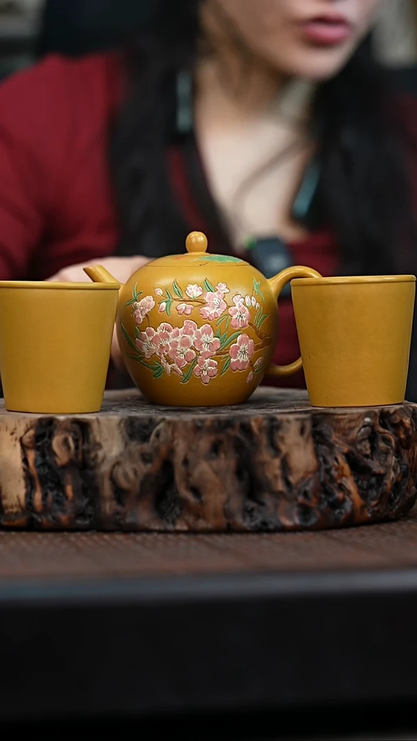 宜兴岁颐传砂原矿全手65+两个杯子