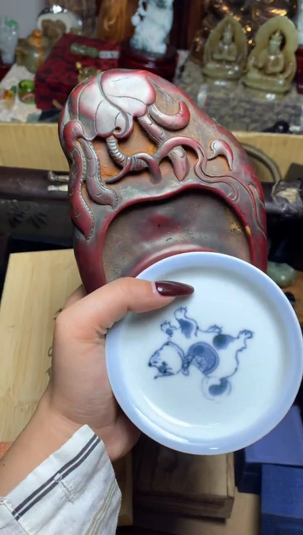 紫砂盖碗福*多瓷器瓷器瓷器瓷器