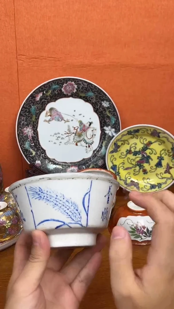 摆件景德镇老厂瓷微瑕慎拍