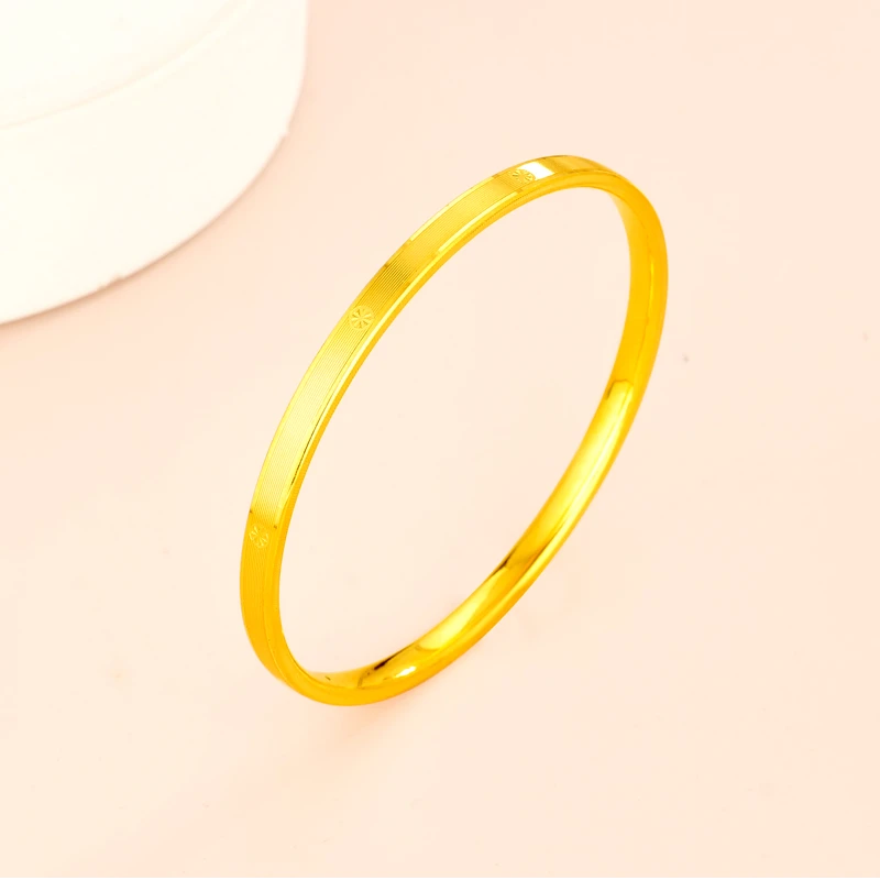 【思思专享】足金999饰品 63#米字手镯 GP 5.6