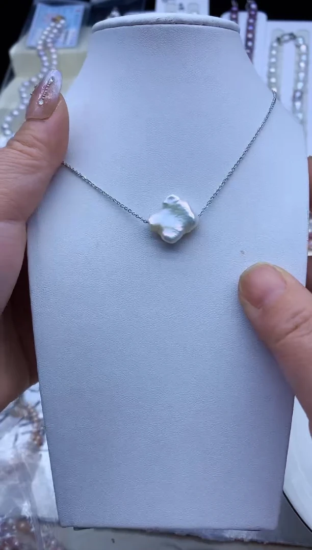 【闪购商品】淡水珍珠颈饰未镶嵌淡水珍珠项链