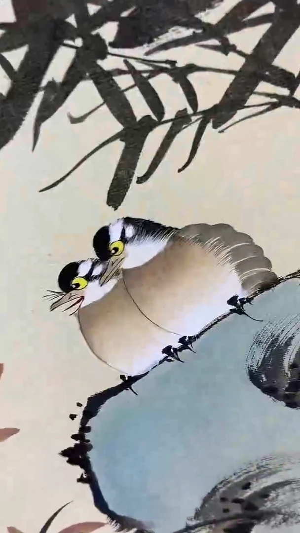 国画郑乐华手绘绘画作品24-5