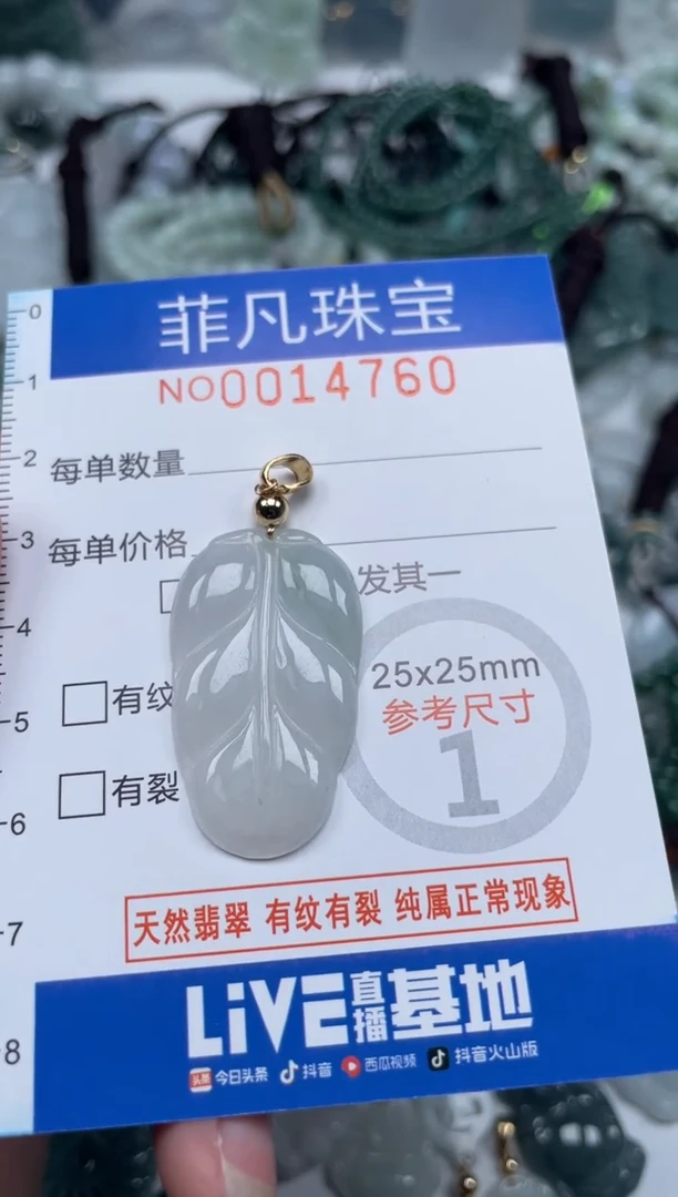 颈饰未镶嵌翡翠14760