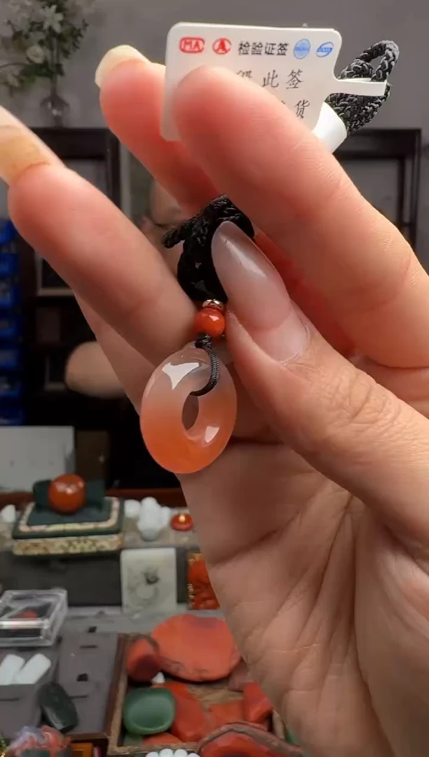 未镶嵌南红玛瑙挂件2136