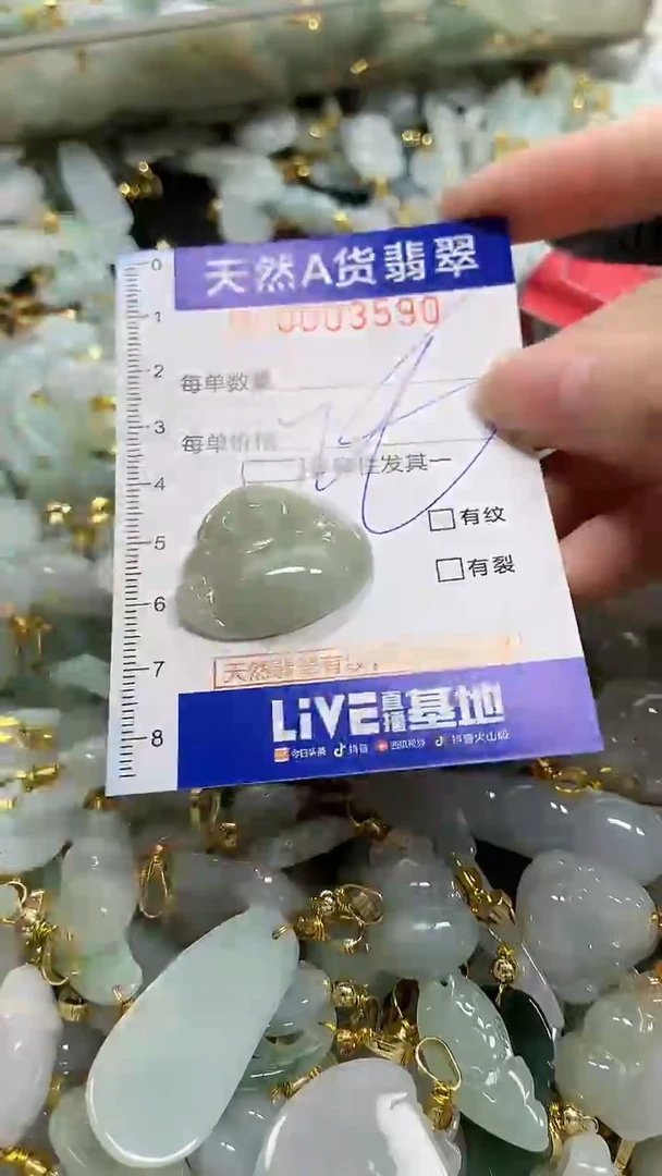 颈饰未镶嵌翡翠天然A货翡翠