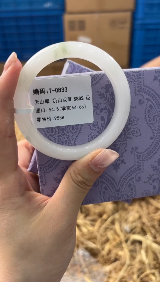 未镶嵌手镯石英质玉T-0833