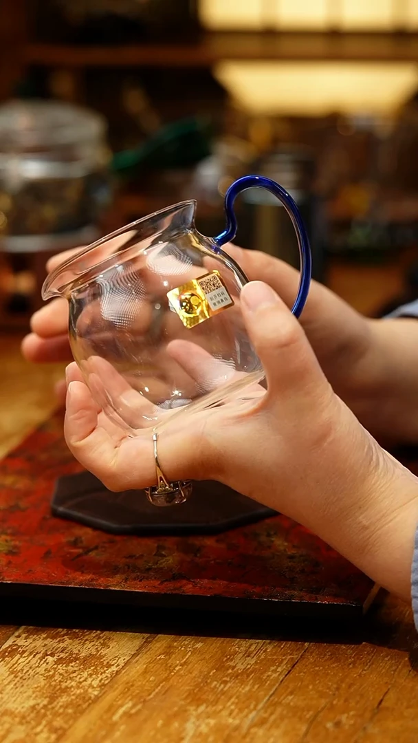 【闪购商品】禾器/晶彩美满茶海/浅蓝色/定制款