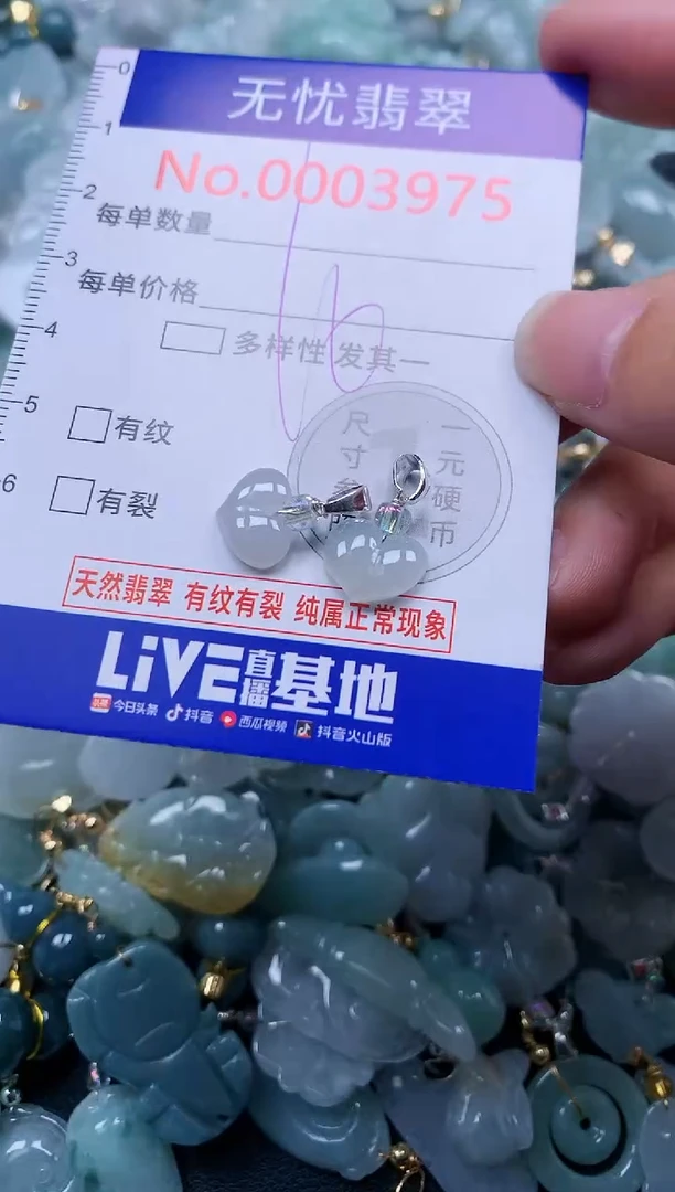 颈饰未镶嵌翡翠3975