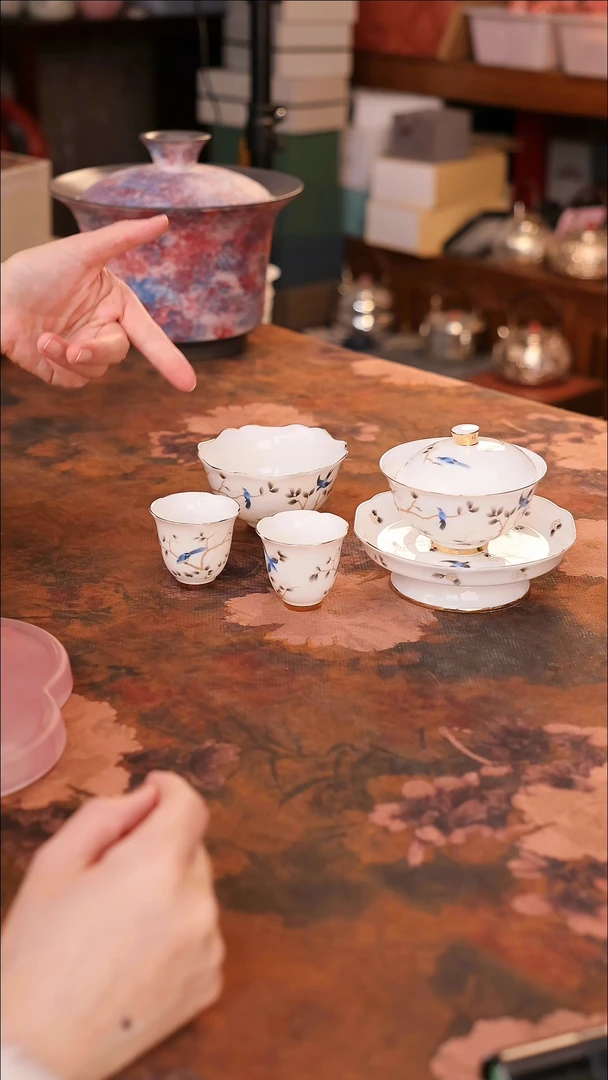 【闪购商品】陶瓷茶具（无礼盒无茶盘）@@ZH126
