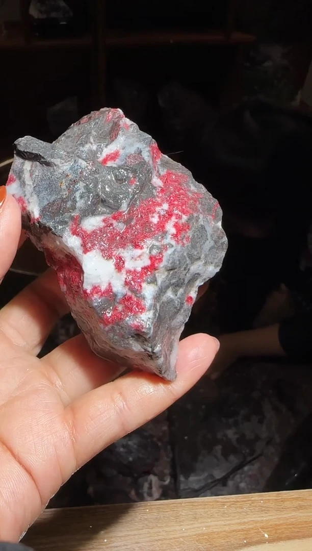 天然辰砂朱砂毛料10