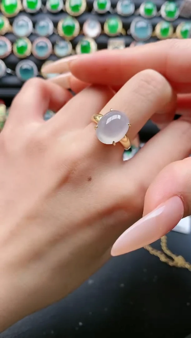 【闪购商品】翡翠戒指银S925镶嵌1111111