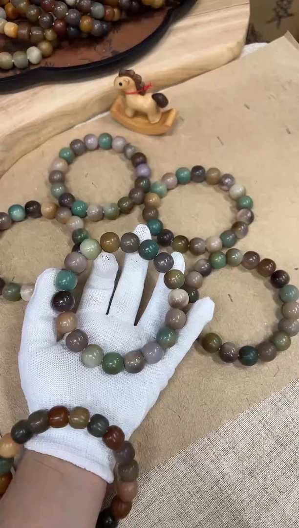 手串菩提根/象牙果15干磨孔不好（325）