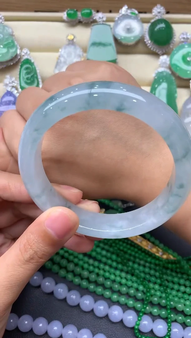 翡翠手镯未镶嵌345-中国好珍宝