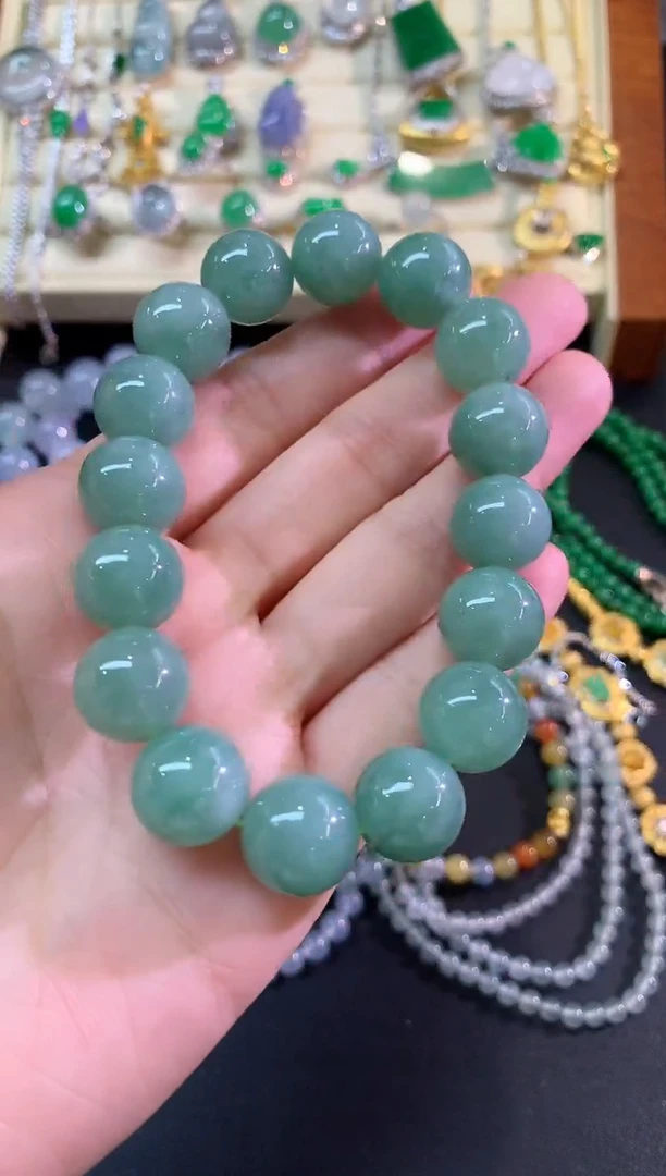 未镶嵌手串翡翠手串|5700