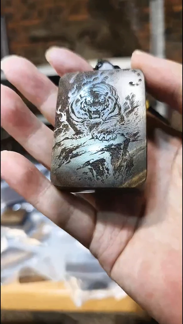金丝楠无事牌手把件