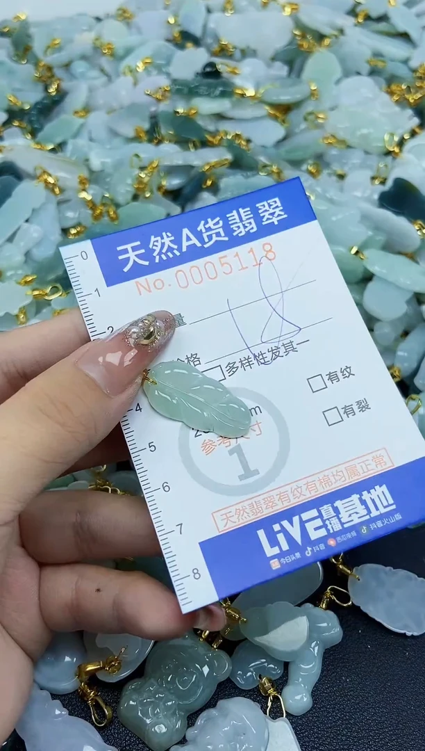 翡翠未镶嵌颈饰天然A货翡翠